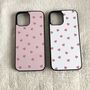Pink Hearts Pink And White Phone Case, thumbnail 2 of 4