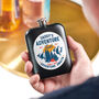 Personalised Colourful Adventure Fuel Hip Flask, thumbnail 1 of 5