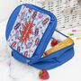 Personalised Superhero Blue Lunch Bag, thumbnail 2 of 10