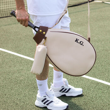 Personalised Tennis Racket Case Sports Travel Bag Gift With Balls, 5 of 12