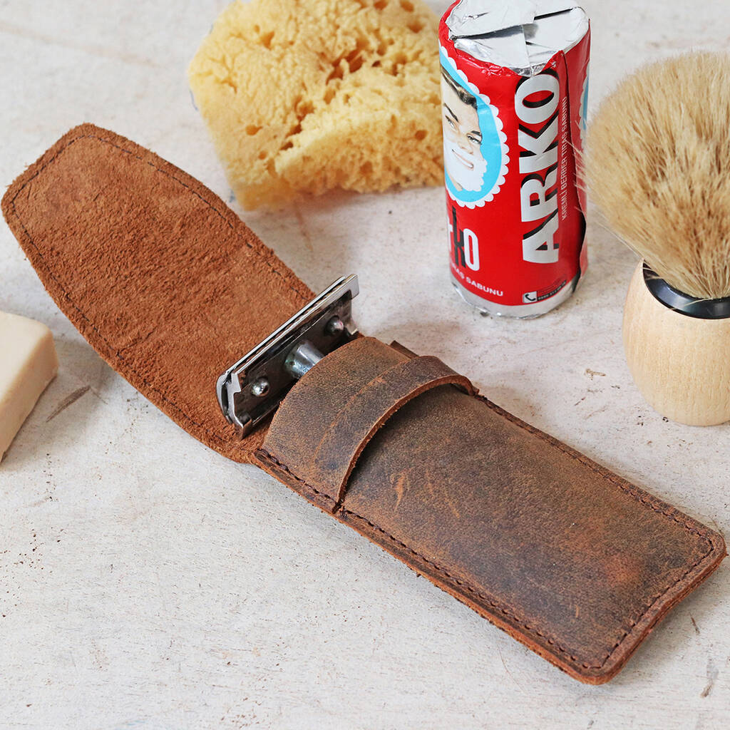 Personalised Leather Razor And Multitool Case, 1 of 11