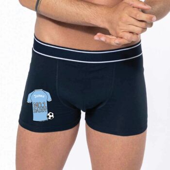 Personalised No.One Dad Football Underwear, 2 of 4