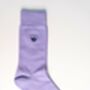 Lavender Wedding Tie Set And Socks Groomsmen Gift, thumbnail 9 of 11