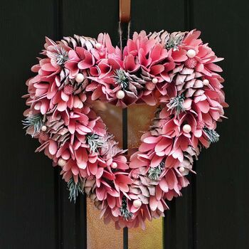 Personalised Rose Quartz Heart Wreath, 4 of 6