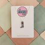 Silver And Pink Cowboy Boot Charm Necklace / Cowgirl Jewellery / Disco Western Gift / Nashville Bachelorette Accessory / Rodeo Statement, thumbnail 1 of 11