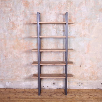 Industrial Style Wood Shelving Unit, 3 of 5
