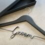 Personalised Wedding Suit Hanger – Groom Gift In Luxury Gift Box, thumbnail 6 of 9