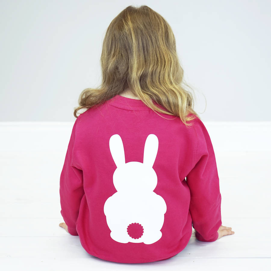 Kids Bunny Rabbit Sweatshirt, 1 of 4