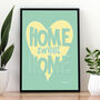 Home Sweet Home Print Three Colour Options, thumbnail 3 of 12