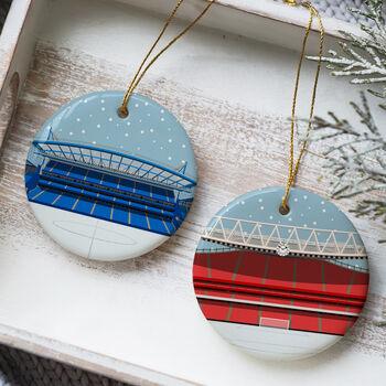 Any Christmas Football Stadium Bauble Decoration, 3 of 4