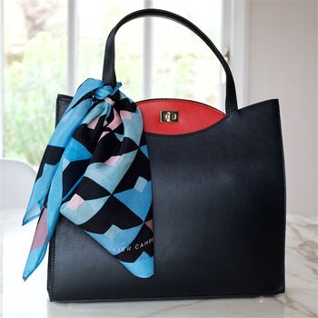 Diamond Life Square Silk Scarf, 4 of 6