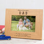 Personalised Daddy Photo Frame From Son Daughter, thumbnail 3 of 7