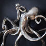 Silver Octopus Wall Hooks, thumbnail 3 of 4