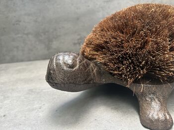 Cast Iron Tortoise Boot Scraper – Shoe Brush, 12 of 12