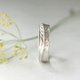 Sterling Silver Fern Leaf Ring, thumbnail 2 of 4