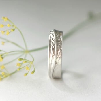 Sterling Silver Fern Leaf Ring, 2 of 4