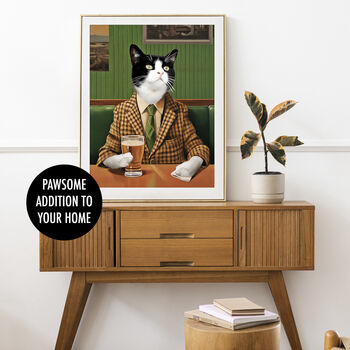 Personalised Pet Portrait Whimsical Animal Lover Gift, 6 of 7
