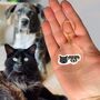 Personalised Cat Face Portrait Keyring, Cat Lover Gift, thumbnail 2 of 11