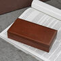 Leather Personalised Cufflink Box, thumbnail 2 of 4