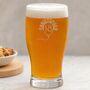 Engraved Pint Glass Personalised 18th Birthday Gift, thumbnail 1 of 12
