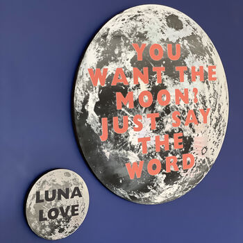 Mini Moon Personalised Wall Plaque, 8 of 11
