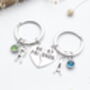 Personalised Pair Of Best Friends Keyrings Friend Gift, Matching Set, thumbnail 7 of 9