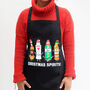 'Christmas Spirits' Christmas Cooking Apron, thumbnail 1 of 4