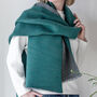 Personalised Pleated Cashmere And Modal Scarf Shawl, thumbnail 5 of 12