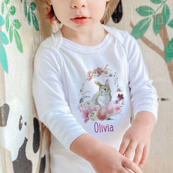Personalised Kids Easter T Shirt For Boys Or Girls, 6 of 8