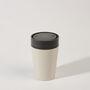 Circular Leakproof And Lockable Reusable Cup 8oz Grey, thumbnail 5 of 9
