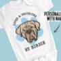 Dogue De Bordeaux Baby Onesie, thumbnail 2 of 6