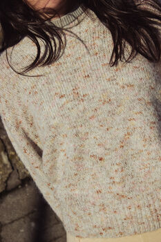 Pink Speckled Fleck Knit Jumper, 6 of 6