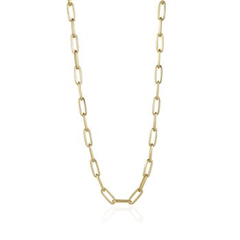 Paperclip Chain Gold Large Link Width 6mm, 2 of 4