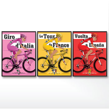 Cycling Grand Tour Posters, Tour De France, 2 of 10