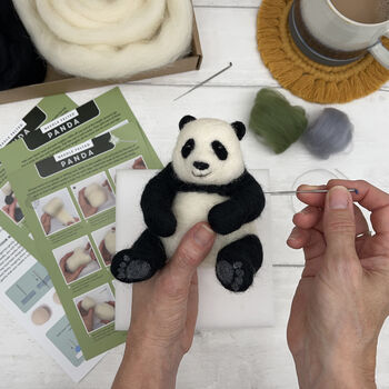Needle Felting Kit Panda, 6 of 10