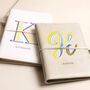 Personalised Initial Vegan Leather Refillable Notebook, thumbnail 1 of 10