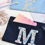 Liberty Of London Personalised Pencil Case Navy, thumbnail 2 of 7