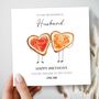 Pun Birthday Card, Toast Pun Husband Card, Any Relationship, thumbnail 1 of 5