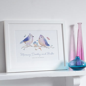 Personalised Bird Family Print, 4 of 11