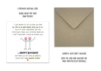 Birthday Card For Special Friend, 2 of 7