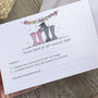 Welly Boot Wedding RSVP Cards, thumbnail 2 of 7