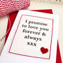 'Forever And Always' Anniversary Card, thumbnail 2 of 2