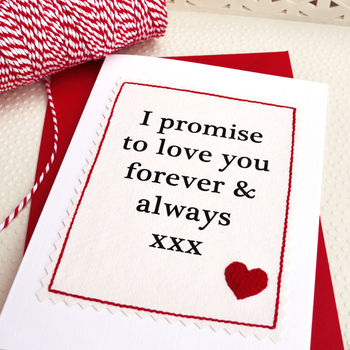 'Forever And Always' Anniversary Card, 2 of 2