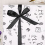 Three Sheets Of Funny Anniversary Wrapping Paper, thumbnail 1 of 2