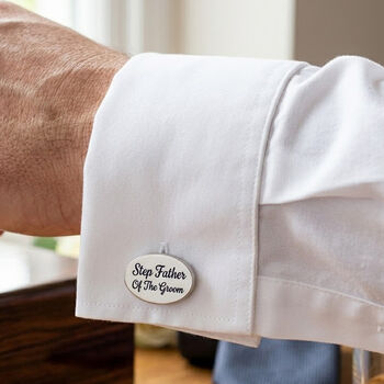 Step Father Of The Groom Cufflinks, 2 of 4