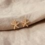 Starfish Pearl Earrings, thumbnail 4 of 4