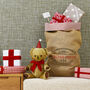 Personalised Ampleforth Christmas Sack With Piping Top, thumbnail 1 of 1