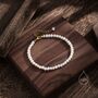 Sterling Silver Natural Freshwater Pearl Bracelet, thumbnail 6 of 10