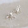 Sterling Silver Splat Studs, thumbnail 5 of 6