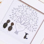 'Family Tree' Personalised Family Pebble Art, thumbnail 4 of 11